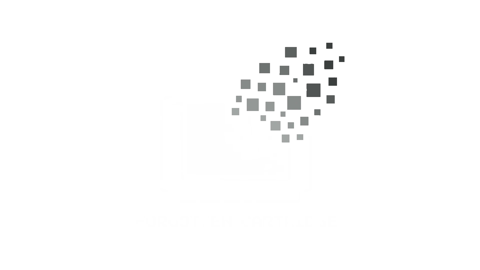 Forgotten Cartridge logo: a white game cartridge breaking into pixels above the words Forgotten Cartridge, on black.